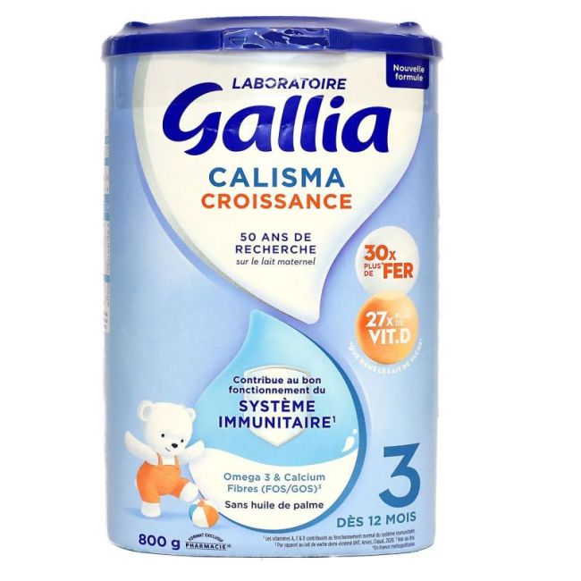 Gallia Calisma Croissance Lait Pdre B/800G
