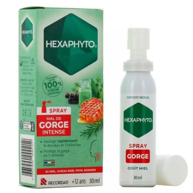 Hexaphyto Spray Mal De Gorge Intense Fl/30Ml