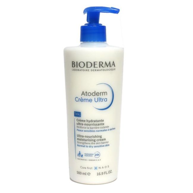 Bioderma Atoderm Creme Ultra Cr Hydratante Ultra Nourrissante Fl Pompe/500Ml