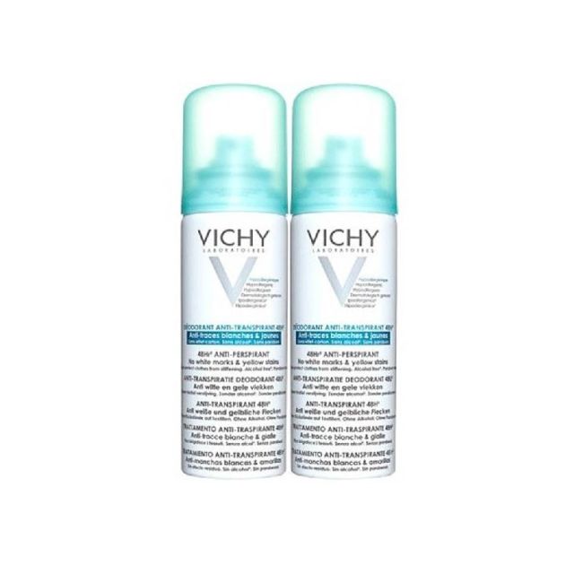 Vichy Deodorant Anti-Transpirant Anti-Trace 2Aeros/125Ml