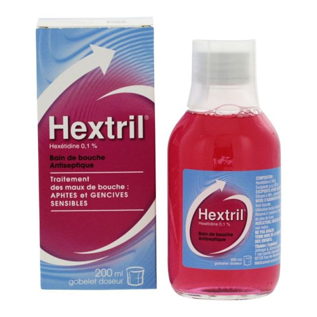 Hextril 0,1 % Bain Bouche Fl/200Ml
