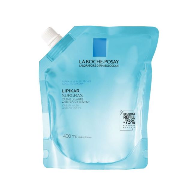 Lipikar Surgras La Roche Posay Cr Lavante Anti-Dessechement Eco-Recharge/400Ml