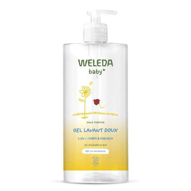 Weleda Soins Bebe Gel Lavant Doux Corps Et Cheveux Calendula Fl Pompe/750Ml