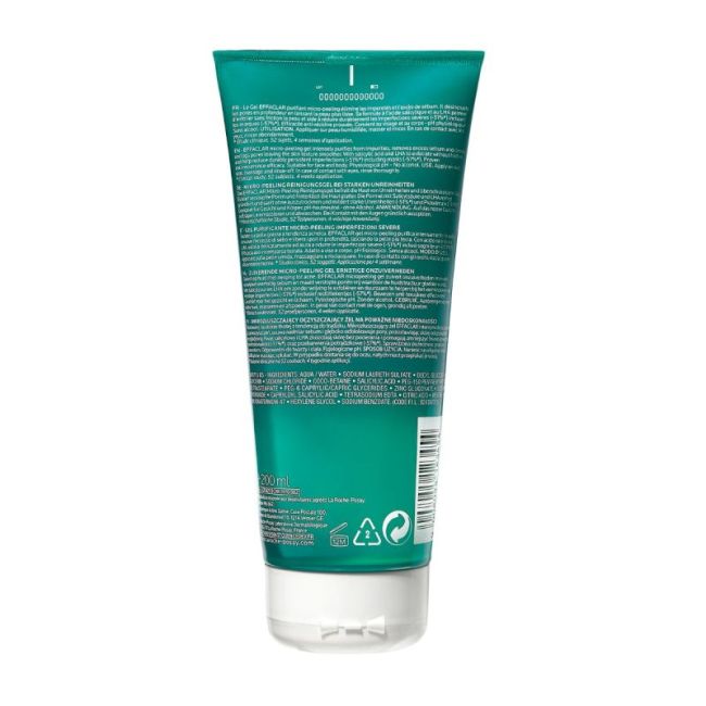 Effaclar La Roche Posay Gel Micro Peeling Purifiant T/200Ml