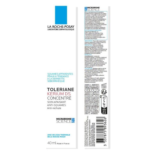 Toleriane Kerium Ds La Roche Posay Cr T/40Ml