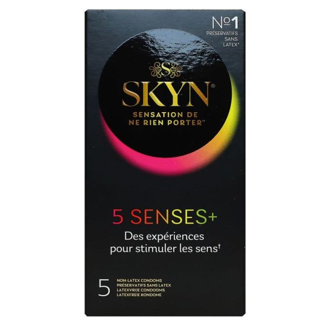 Skyn 5 Senses+ Preservatif B/5