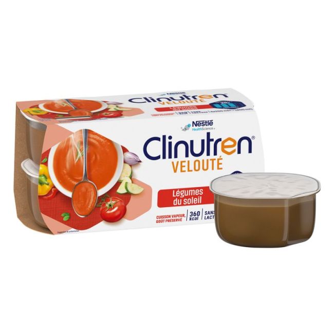Clinutren Soupe Veloute Nutriment Legumes Du Soleil 4Cups/200Ml
