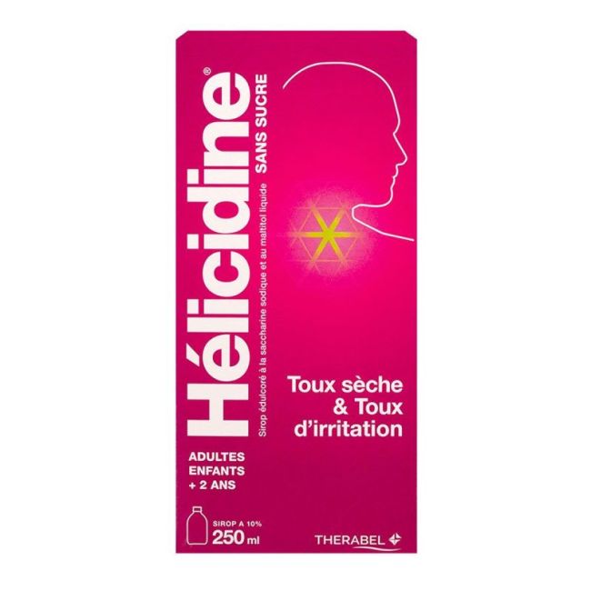 Helicidine 10 % Sirop Sans Sucre Edulcore A La Saccharine Sodique Et Maltitol Fl Pe/250Ml