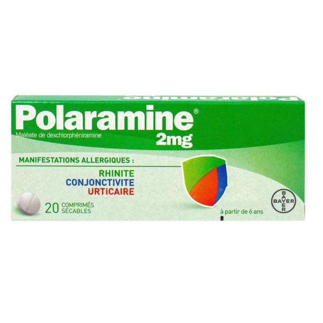 Polaramine 2 Mg Cpr Sec Plq/20