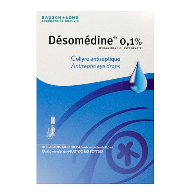 Desomedine 0,1 % Collyre Sol 10Fl/0,6Ml