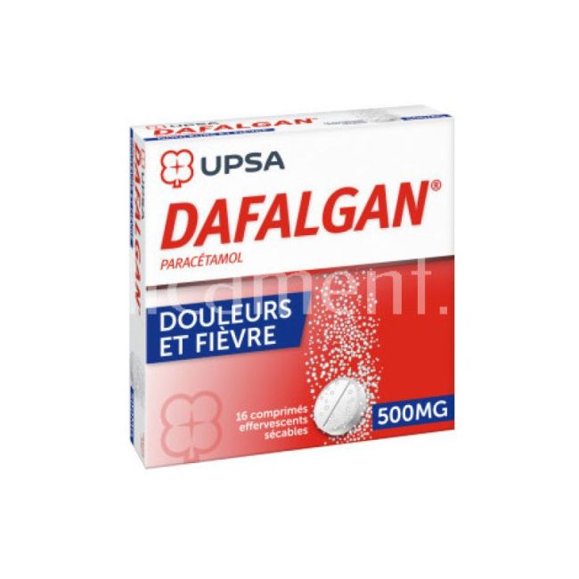 Dafalgan 500 Mg Cpr Eff Sec Film/16
