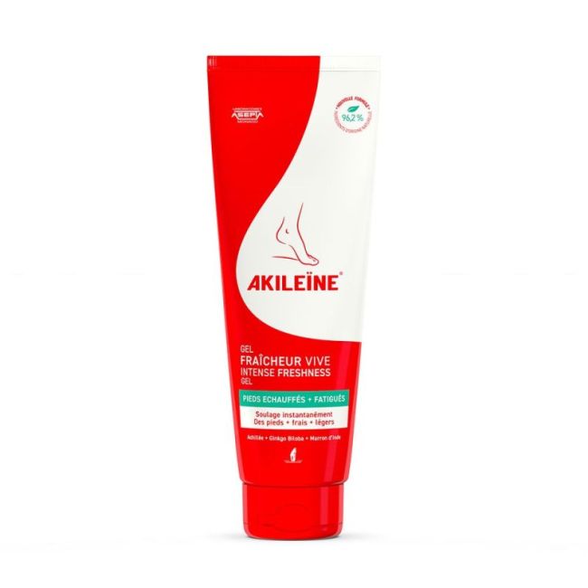 Akileine Soins Rouges Gel Fraicheur Vive T/125Ml