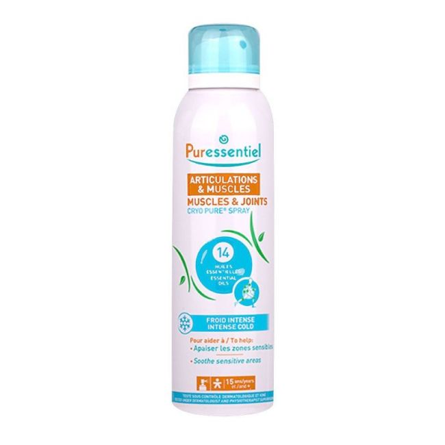 Puressentiel Articulations Et Muscles Spray Cryo Pure 14 Huiles Essentielles Fl/150Ml