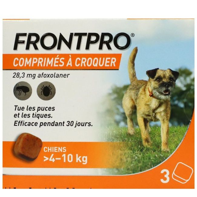 Frontpro 28,3 Mg Cpr A Croquer Pour Chien 4-10 Kg Plq/3