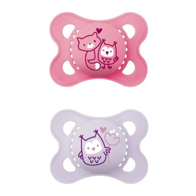 Mam Original Sucette Silicone 2-6Mois Nature B/2