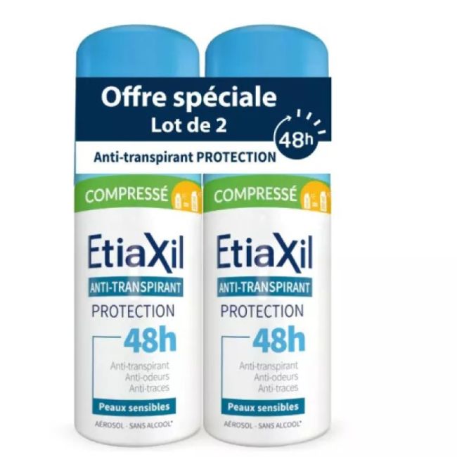 Etiaxil Antitranspirant Deodorant 48H 2Sprays Compresses/100Ml