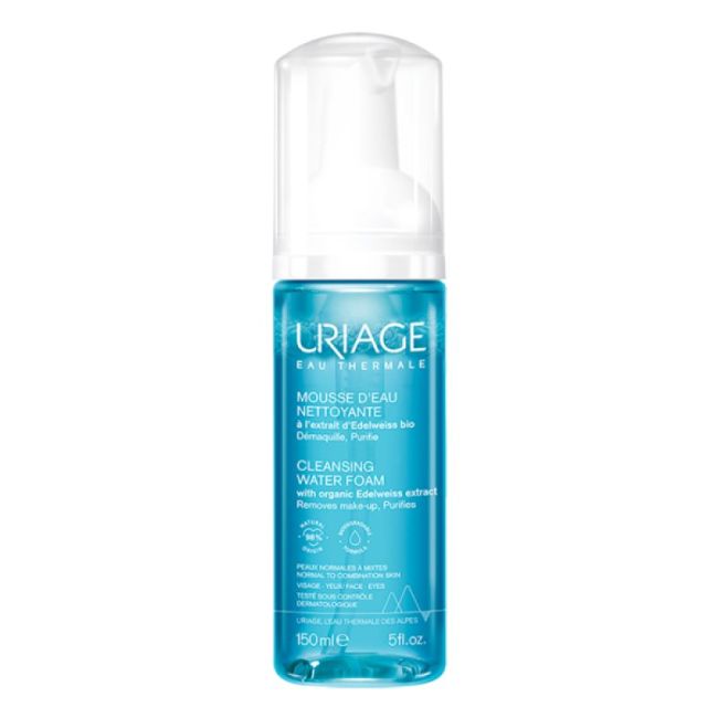 Uriage Mousse D'eau Nettoyante Fl Pompe/150Ml