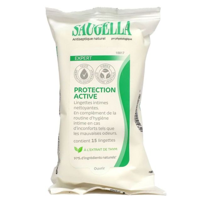 Saugella Protection Active Ling Hyg Int Paq/15