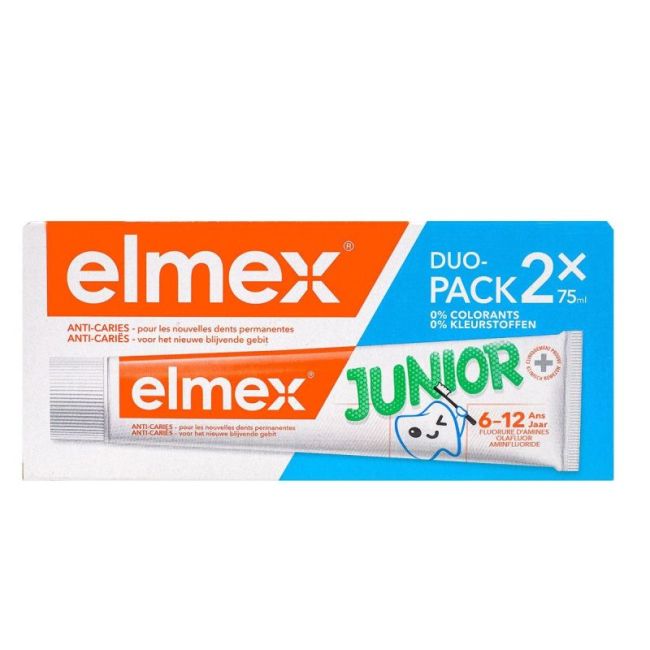 Elmex Junior Pate Dentifrice 7-12Ans Menthe 2T/75Ml