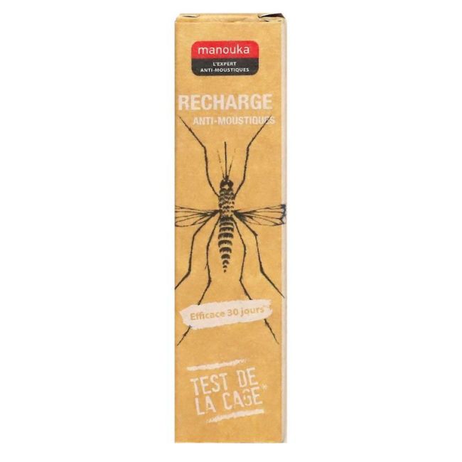 Manouka Recharge Bracelet Anti-Moustique Roll-On/6Ml