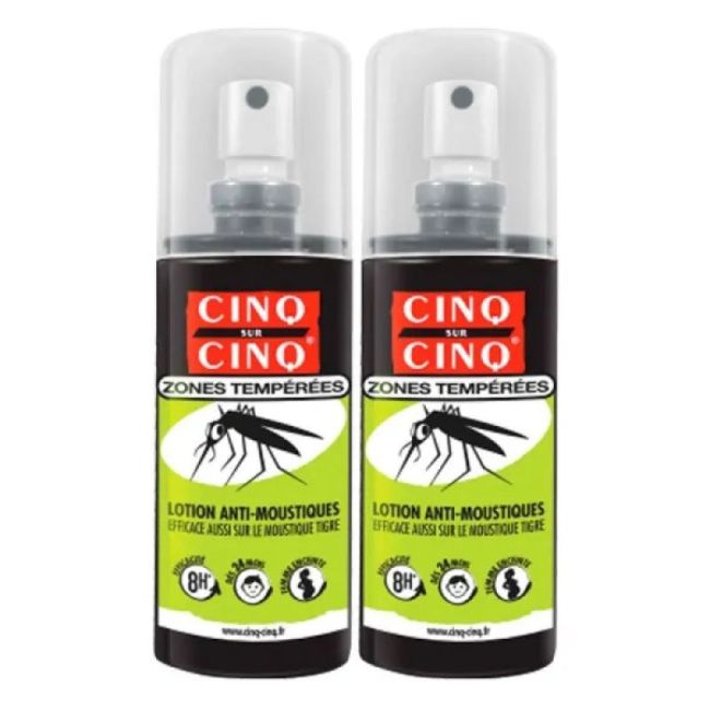 Cinq Sur Cinq Spray Zones Temperees 2Fl/100Ml