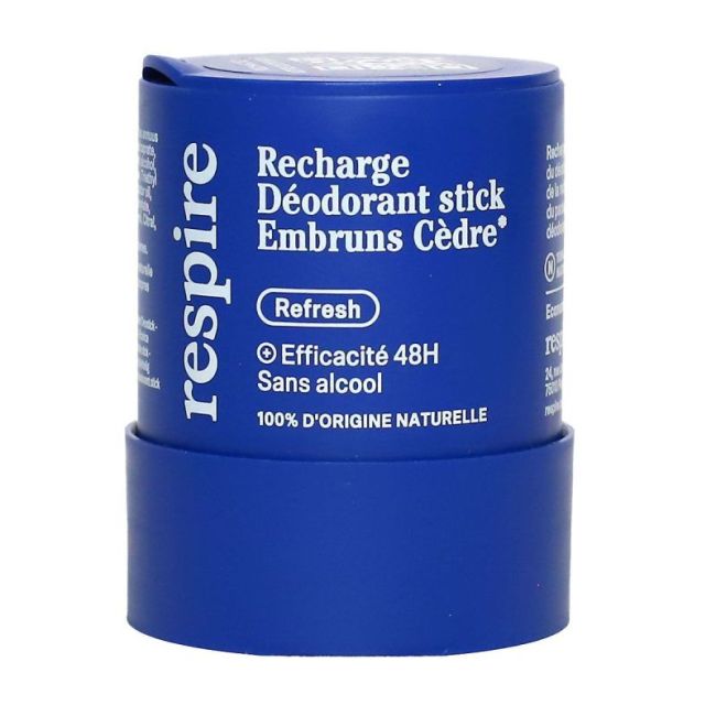 Respire Deodorant Embruns Cedre Stick Rechge/50G
