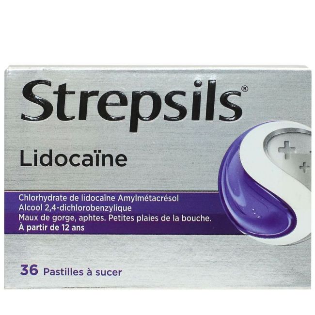 Strepsils Lidocaine Past Plq/36