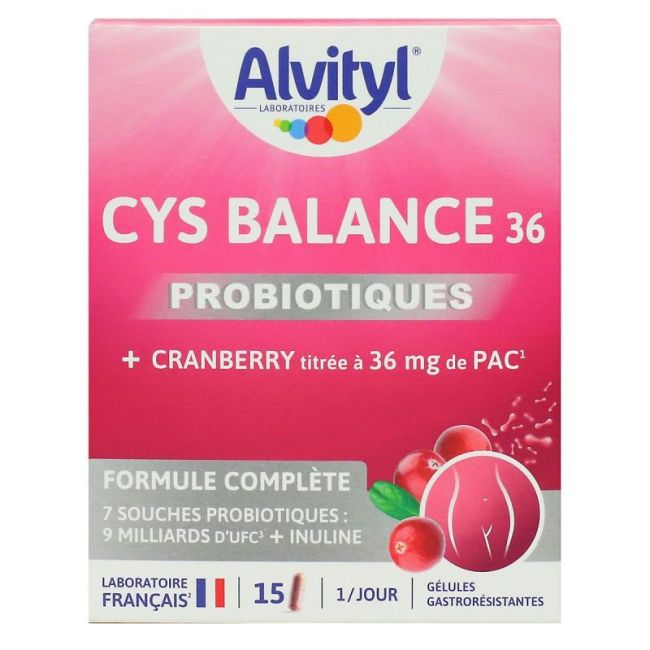 Alvityl Cys Balance 36 Gel B/15