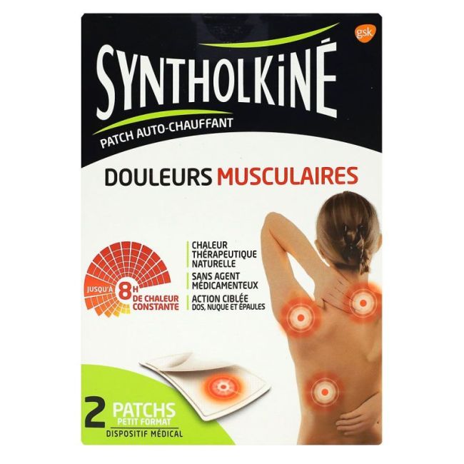 Syntholkiné Patch Chauffant 8 Heures Douleurs Musculaires Petit Format B/2