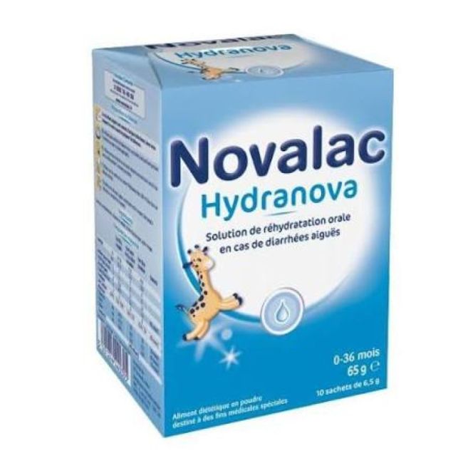 Novalac Hydranova Pdr Sol Buv Rehydratation 10Sach/6,5G