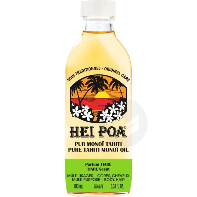 Hei Poa Pur Monoi Huile Tiare 100Ml