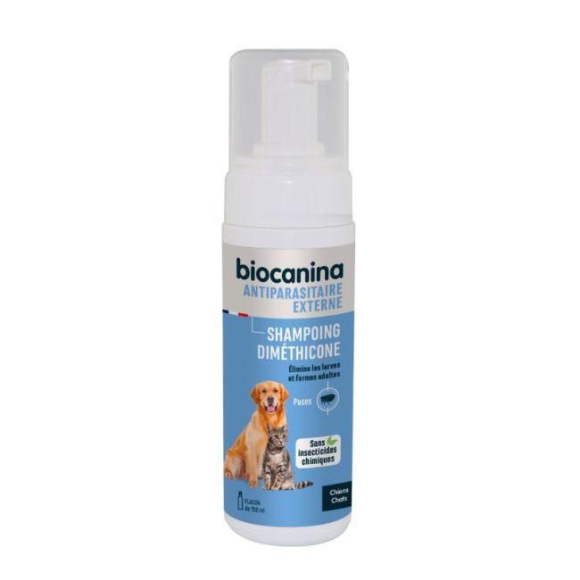 Biocanina Shampooing Dimethicone Mousse Sans Rincage Fl Pompe/150Ml