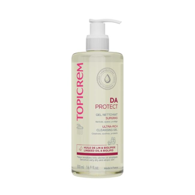 Topicrem Da Protect Gel Surgras Nettoyant Fl Pompe/500Ml