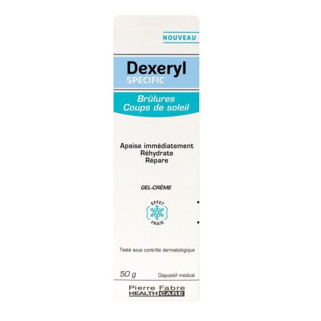 Dexeryl Specific Gel Creme Brulure Coup De Soleil 50G