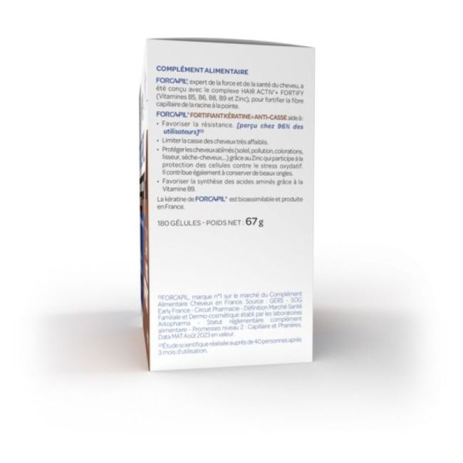 Forcapil Fortifiant + Keratine Gel Pilulier/180