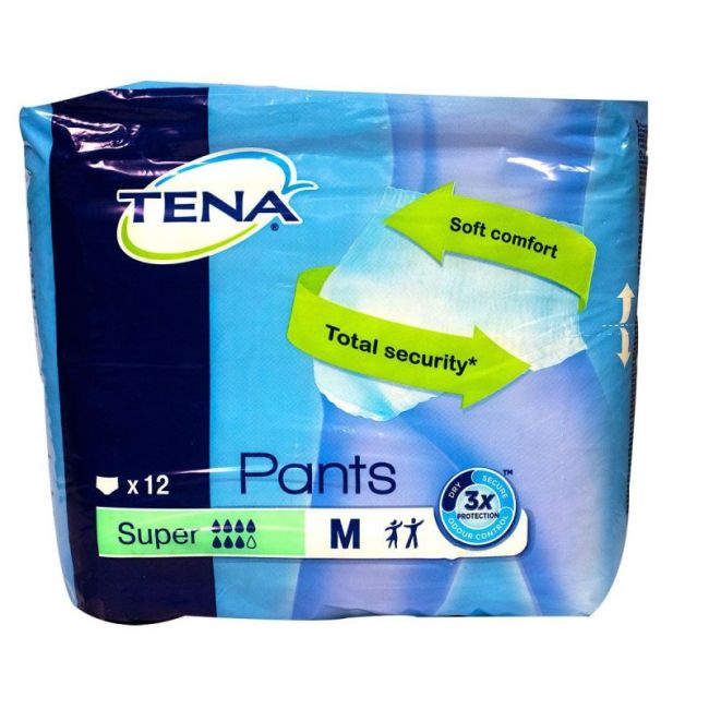 Tena Pants Proskin Super Slip Absorbant M Sac/12