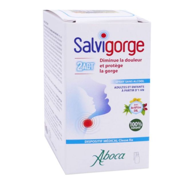 Salvigorge 2Act Spray Sans Alcool Fl/30Ml