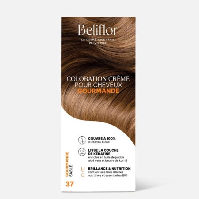 Beliflor Cr Coloration Capillaire 37 Sable T/120Ml