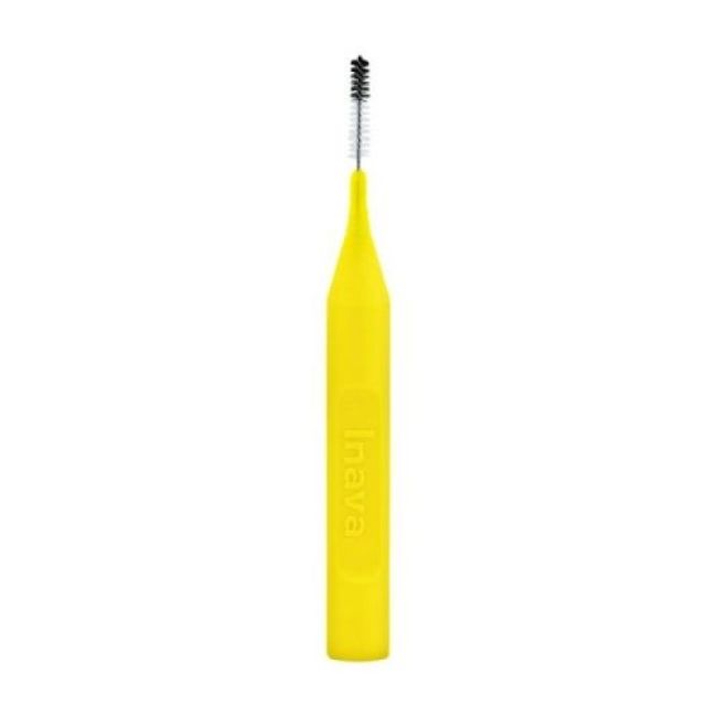 Inava Mono Compact Brossette Jaune Blister/4