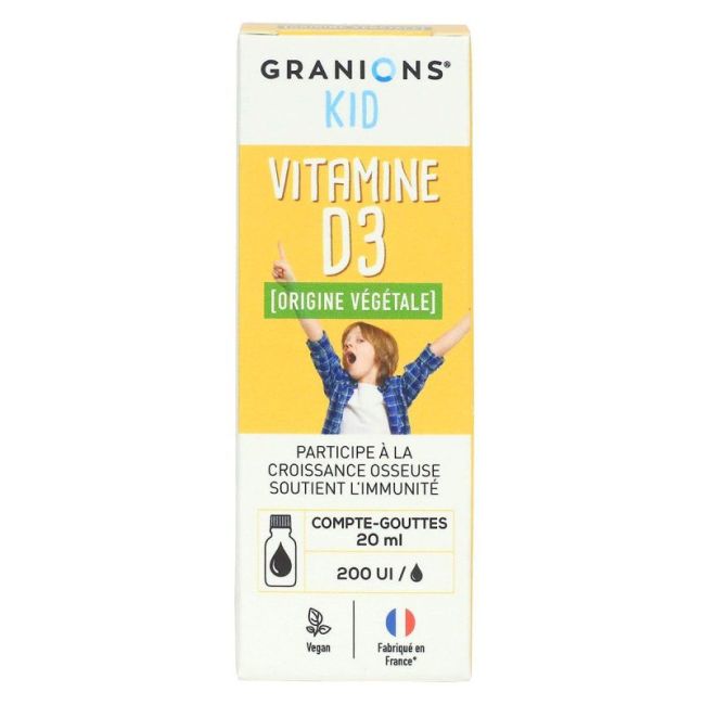 Granions Kid Vitamine D3 S Buv Fl Cpte-Gttes/20Ml