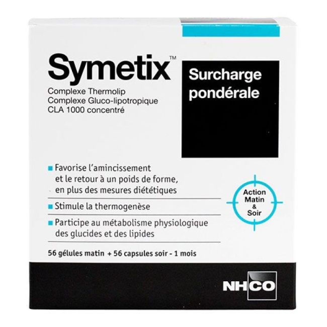 Nhco Symetix Gel + Caps Surcharge Ponderale 2Piluliers/56
