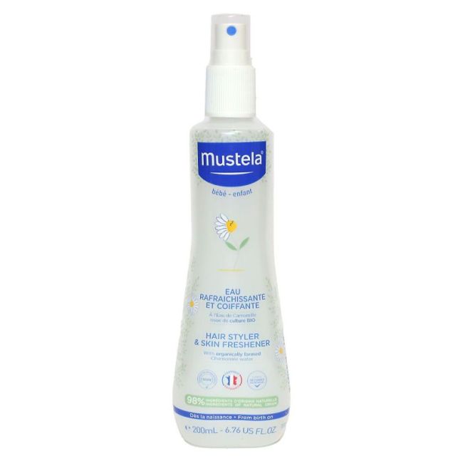 Mustela Bebe Enfant Eau Rafraichissante Et Coiffante Camomille Bio Spray/200Ml