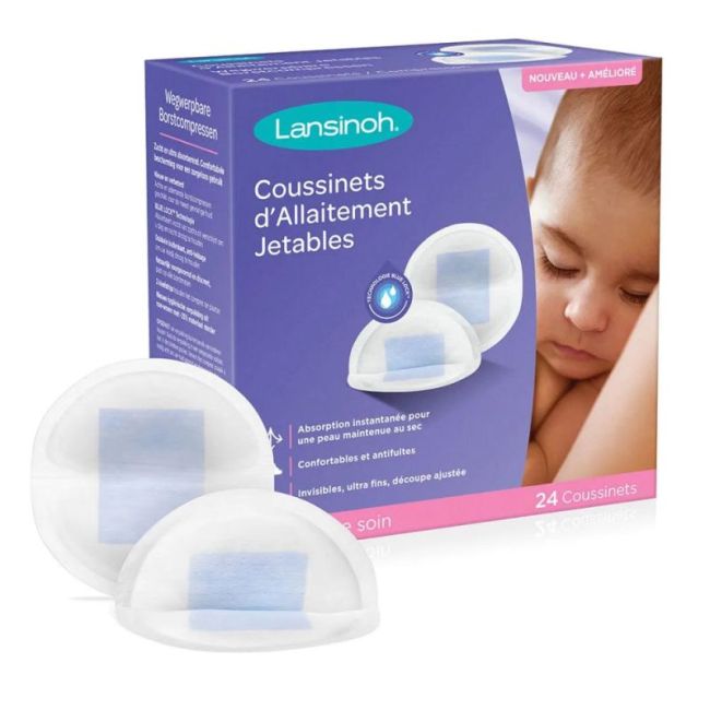 Lansinoh Coussinet Jetable D'allaitement Paq/24