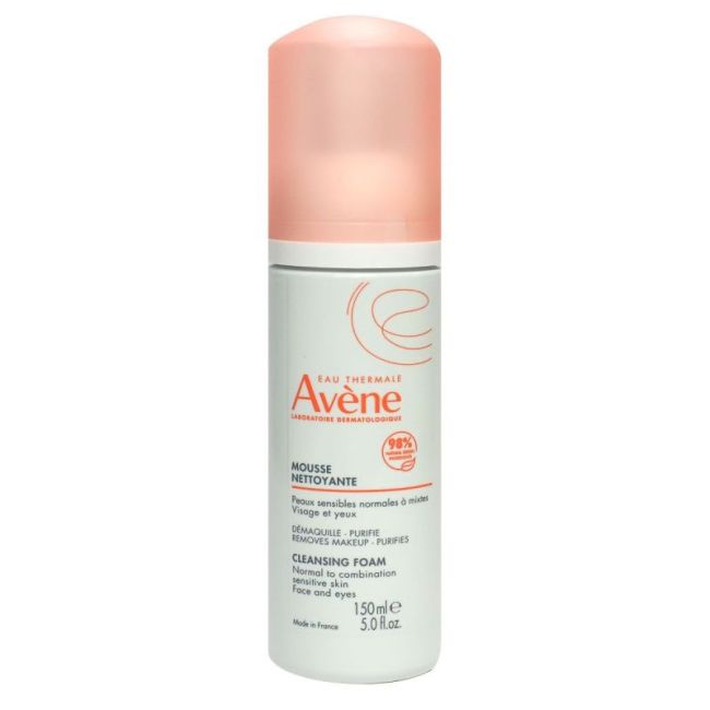 Avene Soins Essentiels Mousse Nettoyante Fl Pompe/150Ml
