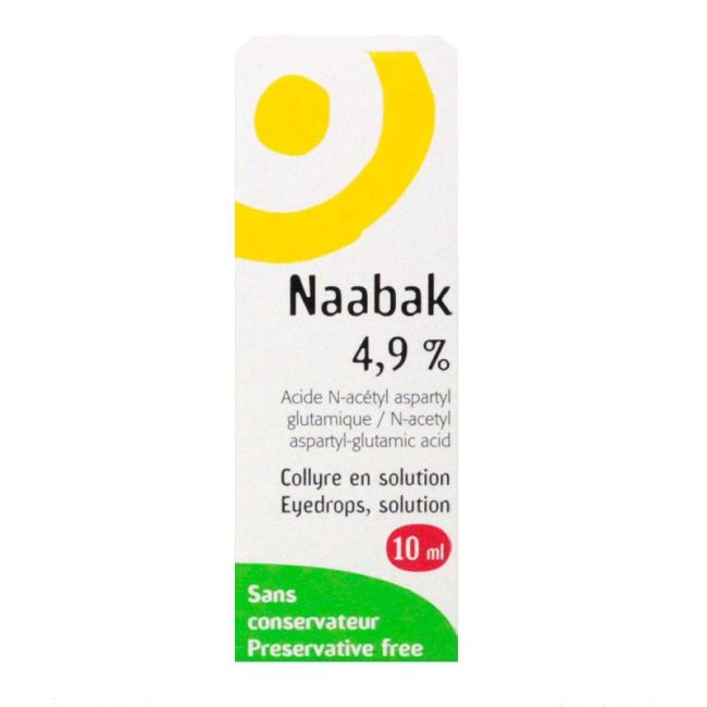 Naabak 4,9 % Collyre Sol Fl/10Ml