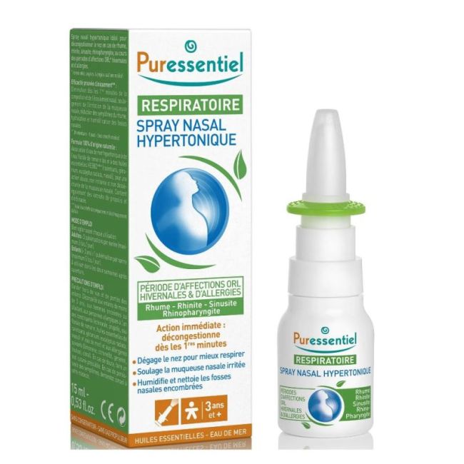 Puressentiel Respiratoire Spray Nasal Sinus Express Fl/15Ml