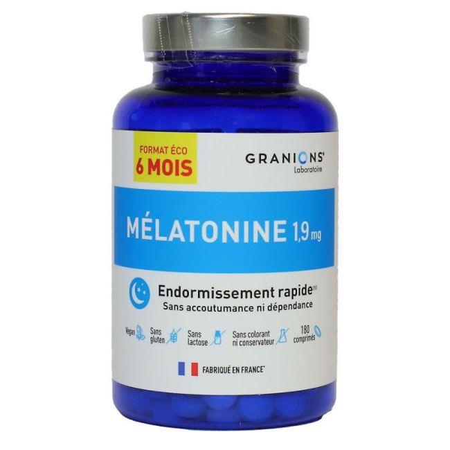 Granions Melatonine 1,9 Mg Pack Eco 6 Mois
