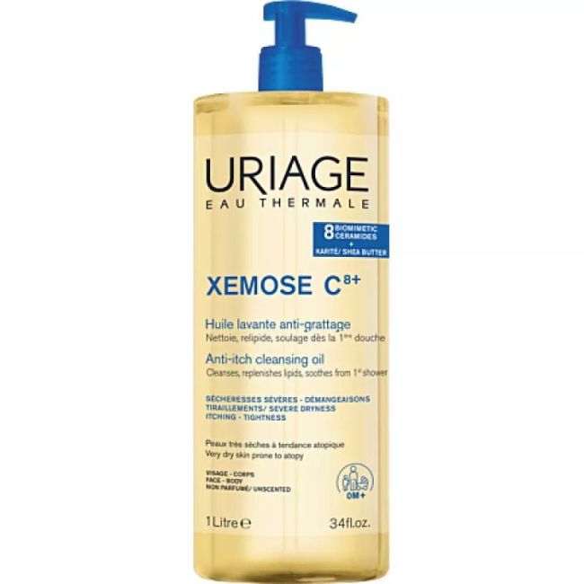 Uriage Xemose C8+ Huile Relipidante Anti-Grattage Fl Pompe/1L