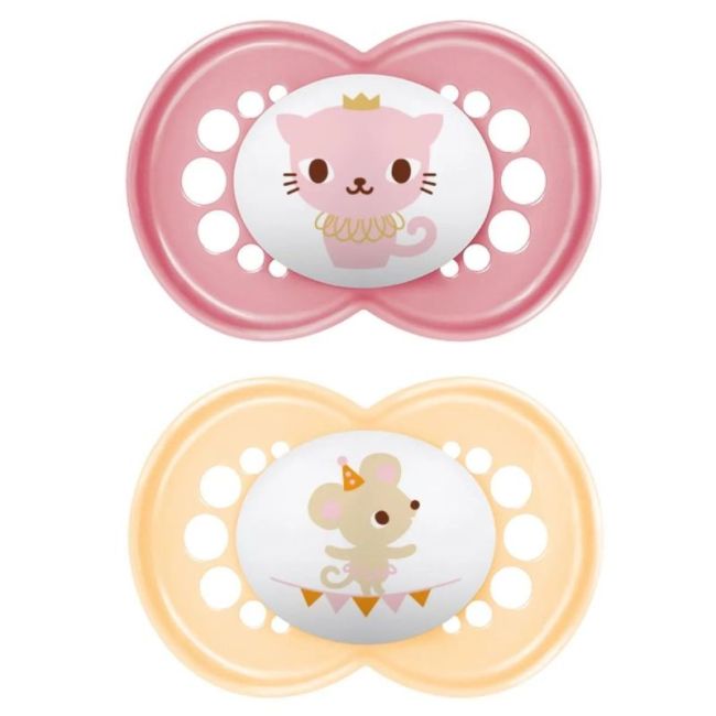 Mam Original Sucette Silicone +18Mois Animaux B/2