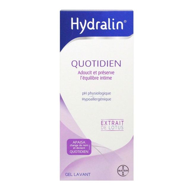 Hydralin Quotidien Gel Lavant Usage Intime Fl/400Ml